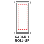Gabarit Roll up et bannière rétractable